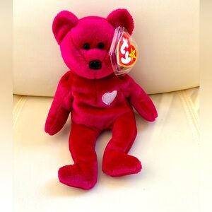 Ty Beanie Baby "Valentina" the Bear- February 14, 1998- Collectible Plush